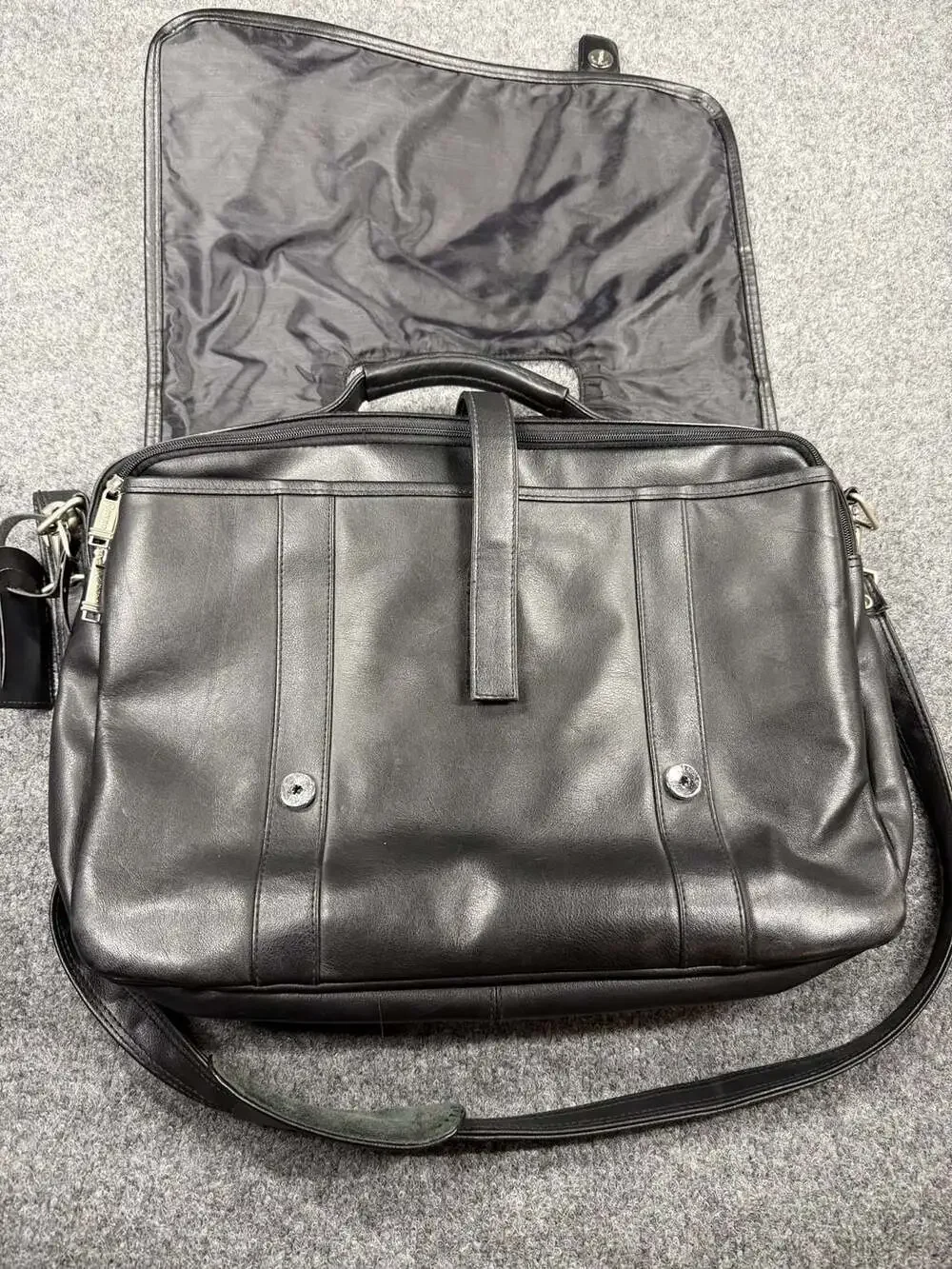 Enro Jaguar Handcrafted Leather Laptop Briefcase Messenger Bag